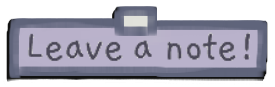 Leave a note!